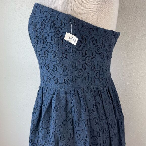 NWT Trina Turk Blue Formal Midi Dress Size 10 - Picture 4 of 8
